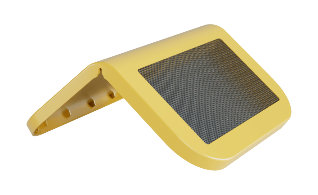 Yellow solar roof