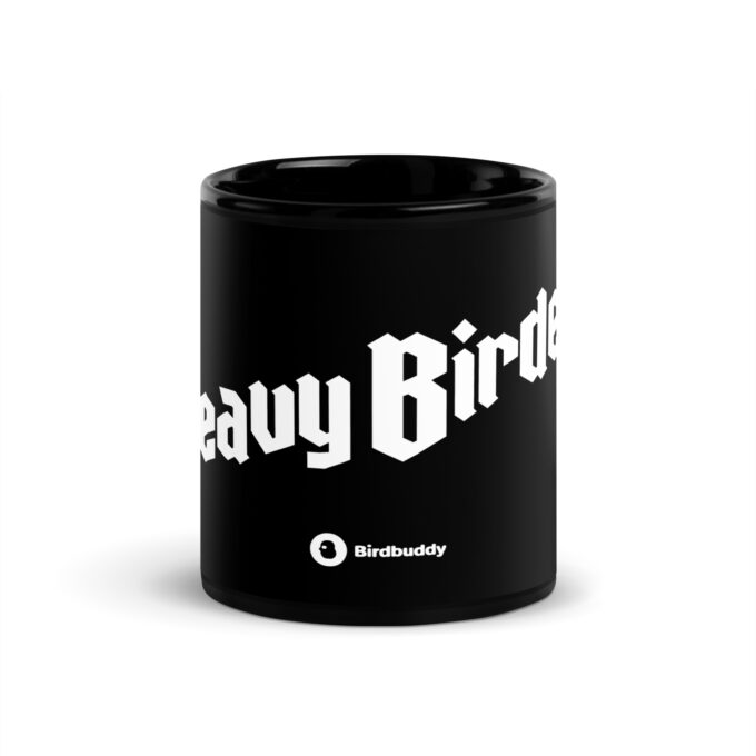 Heavy Birder Black Mug