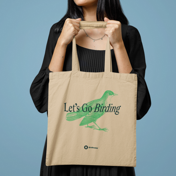 Green Birding Tote bag