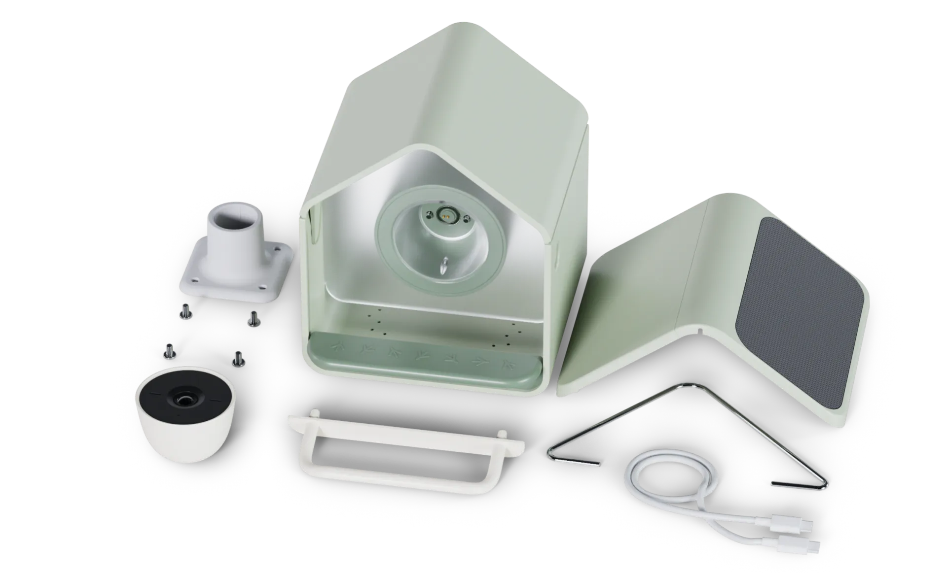 What is in the Birdbuddy Nook Solar box
